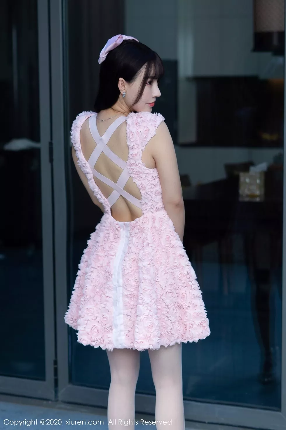 Xgyw.Org_XiuRen第2451期_女神朱可儿Flower三亚旅拍粉色卡通内衣秀傲人豪乳惹火诱惑写真51P