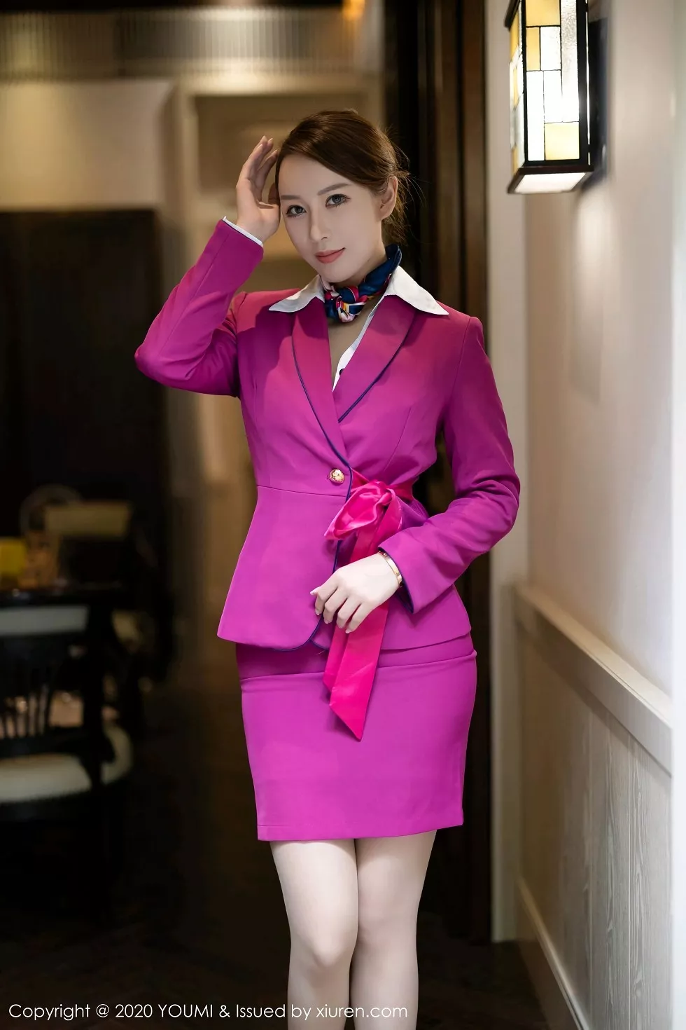 Xgyw.Org_[YouMi尤蜜荟]Vol.564_女神Egg-尤妮丝杭州旅拍空乘制服半脱露火辣身材极致诱惑写真83P