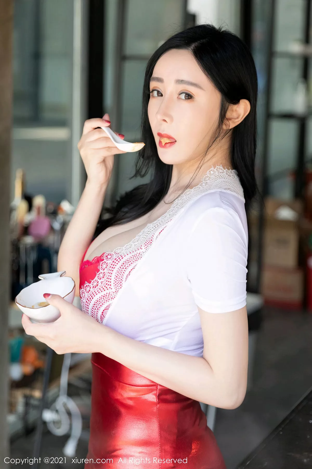 Xgyw.Org_XiuRen第3148期_女神允爾元宵节剧情主题猩红内衣配蕾丝吊袜秀丰乳肥臀诱惑写真58P