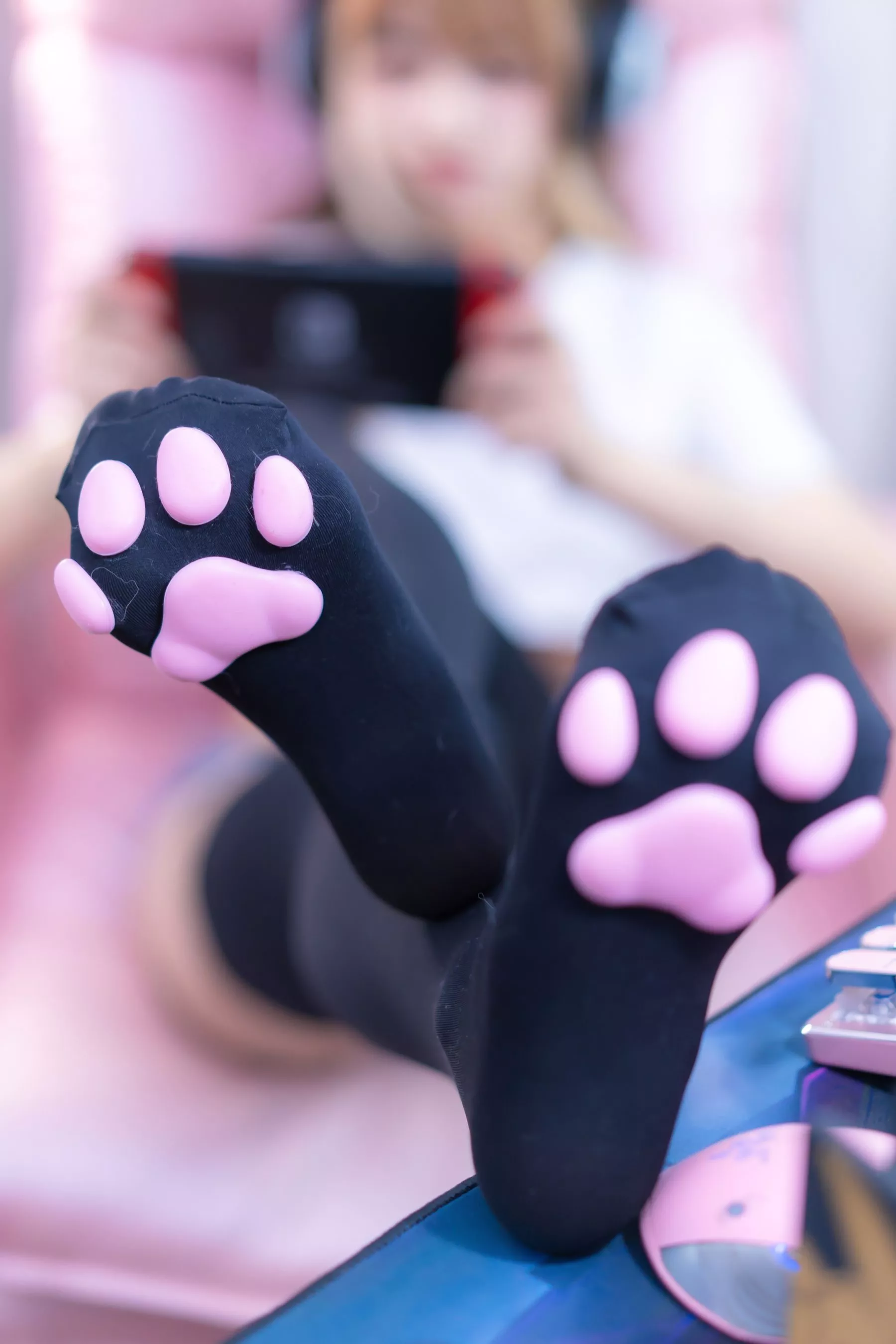 Xgyw.Org_网络美女斗鱼米线线sama电竞猫女郎主题半撩露豪乳遮点极致诱惑写真74P