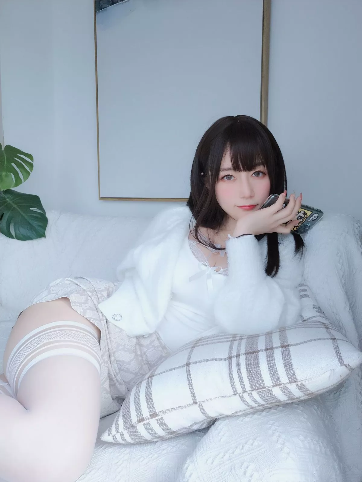 Xgyw.Org_Coser小姐姐白银81白蕾丝主题私房性感内衣配白丝袜秀完美身材诱惑写真106P