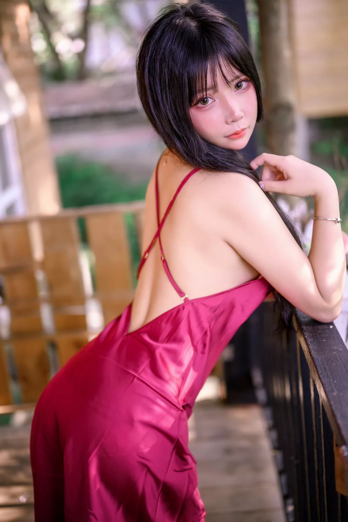 Xgyw.Org_二次元妹子抱走莫子aa户外合集主题性感粉色内衣+白色缕空连体衣撩人诱惑写真80P