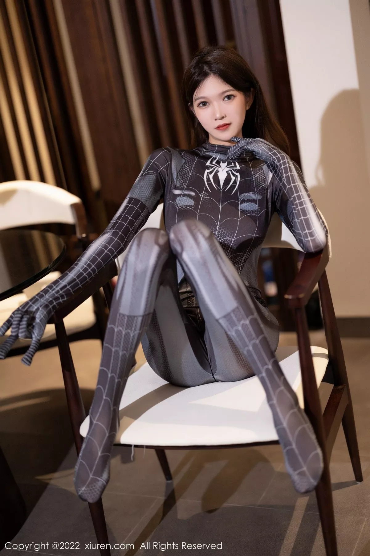 Xgyw.Org_XiuRen第5273期_模特程程程厦门旅拍性感薄透蜘蛛侠服半脱秀完美身材诱惑写真71P