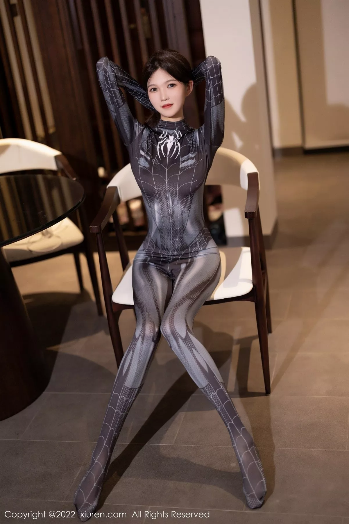 Xgyw.Org_XiuRen第5273期_模特程程程厦门旅拍性感薄透蜘蛛侠服半脱秀完美身材诱惑写真71P