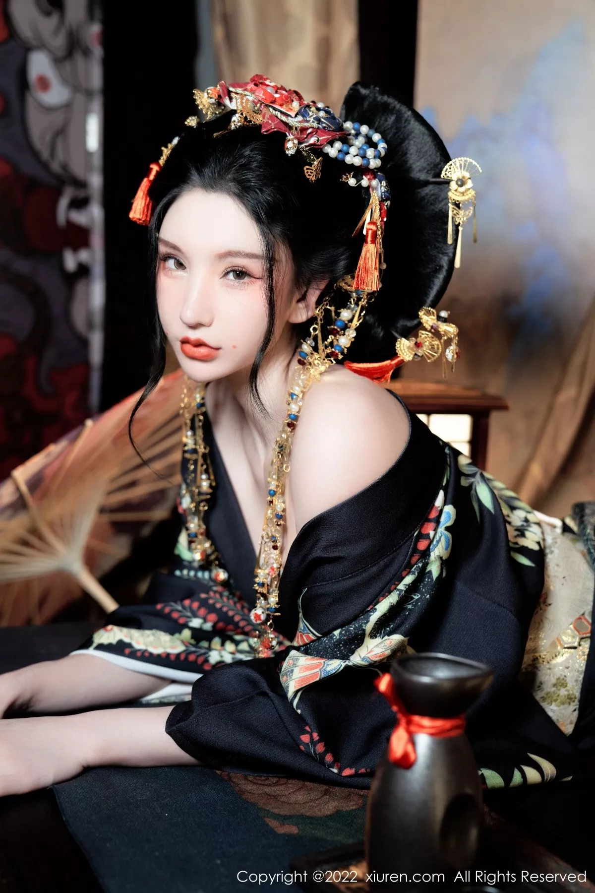 Xgyw.Org_XiuRen第5537期_女神周于希Sally宽衣解带主题日系风脱和服露翘臀美腿诱惑写真80P