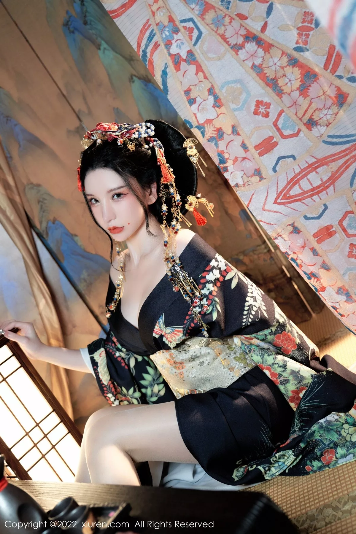 Xgyw.Org_XiuRen第5537期_女神周于希Sally宽衣解带主题日系风脱和服露翘臀美腿诱惑写真80P