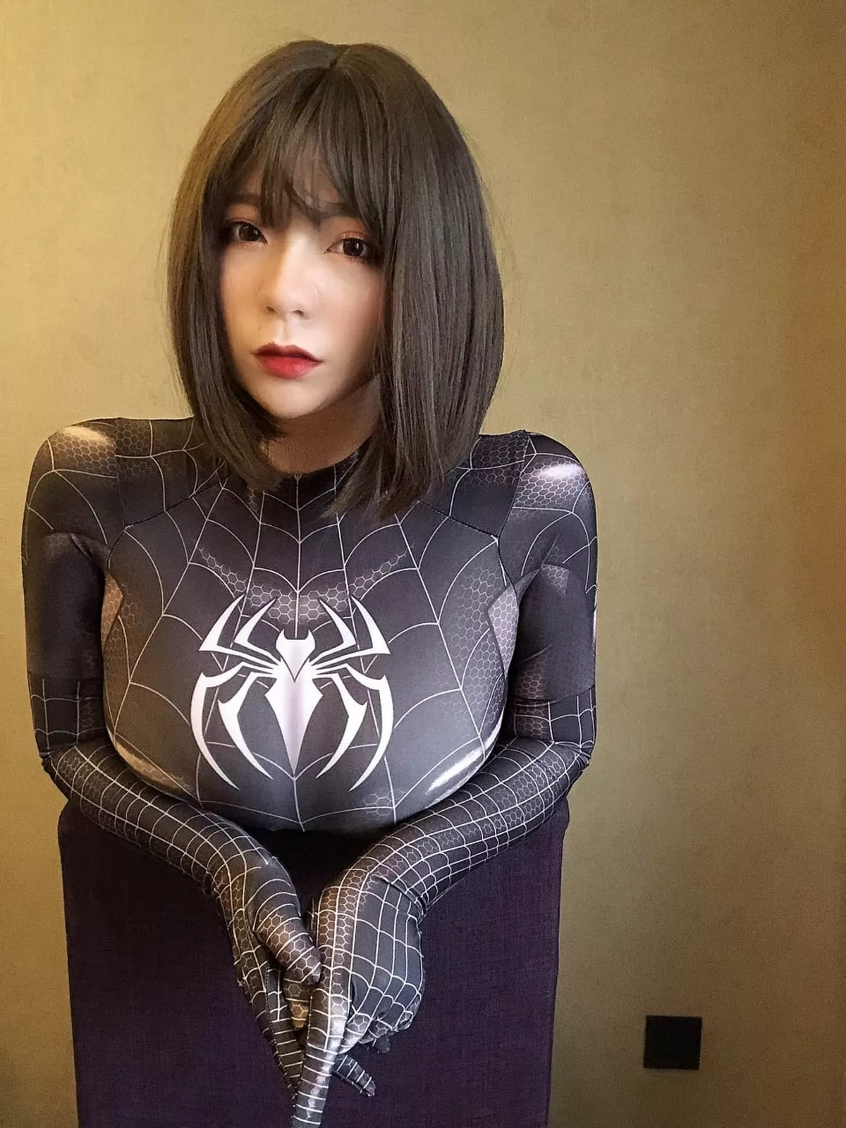 Xgyw.Org_网络美女奶兔biubiu蜘蛛侠妹妹主题性感黑色蜘蛛侠服饰紧身秀完美身材诱惑写真87P