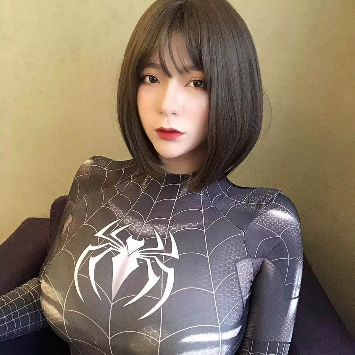 Xgyw.Org_网络美女奶兔biubiu蜘蛛侠妹妹主题性感黑色蜘蛛侠服饰紧身秀完美身材诱惑写真87P