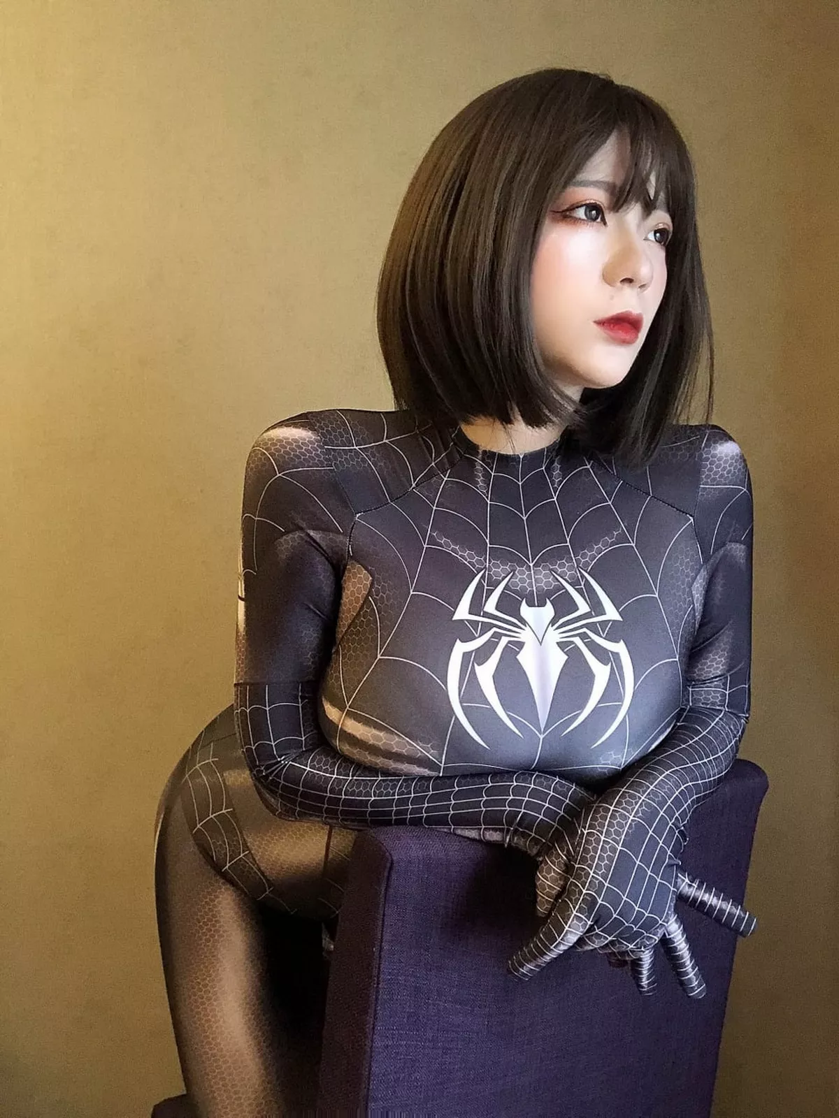 Xgyw.Org_网络美女奶兔biubiu蜘蛛侠妹妹主题性感黑色蜘蛛侠服饰紧身秀完美身材诱惑写真87P