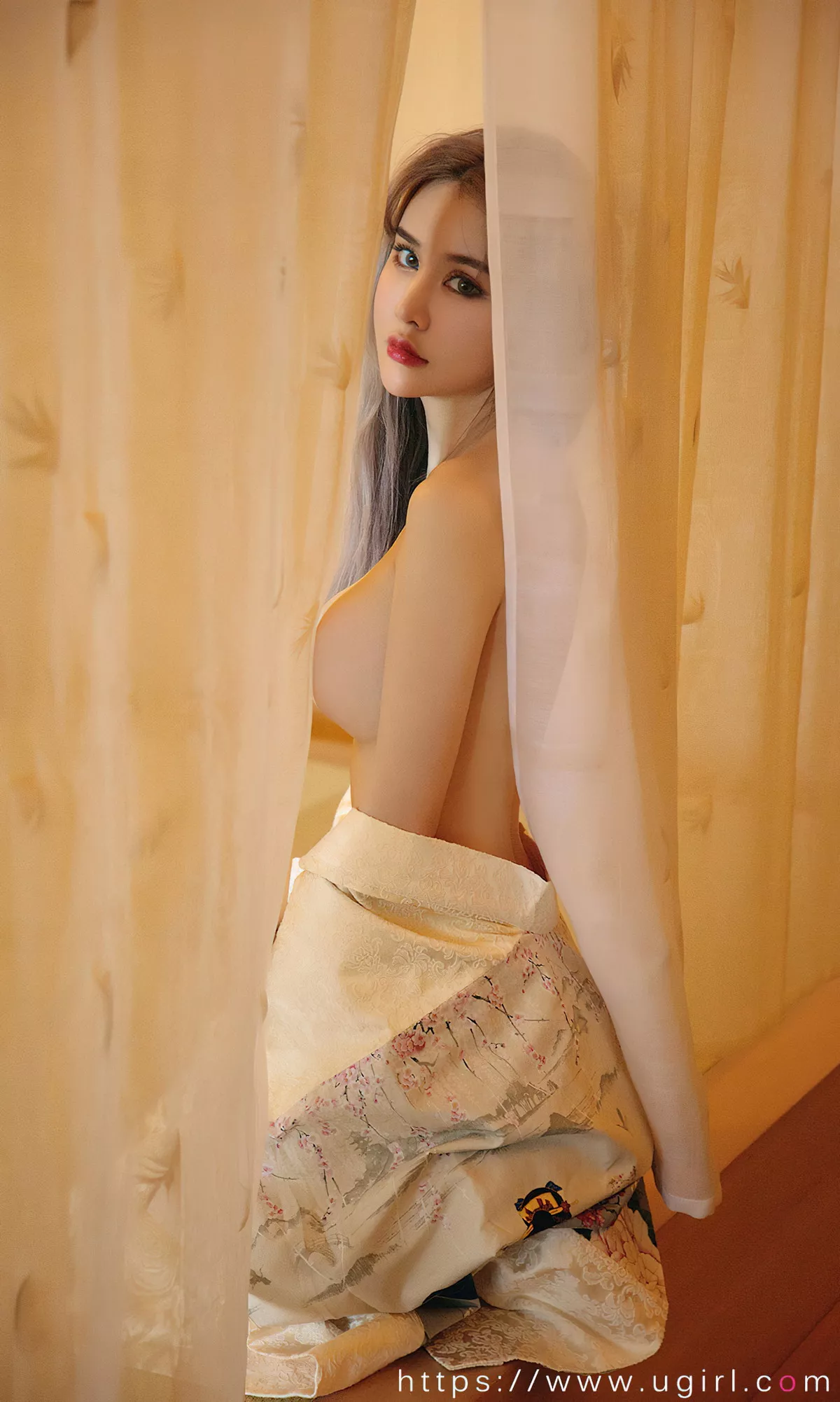 Xgyw.Org_[Ugirls爱尤物]No.2443_模特青树私房性感深蓝色连体泳装秀完美身材迷人诱惑写真35P