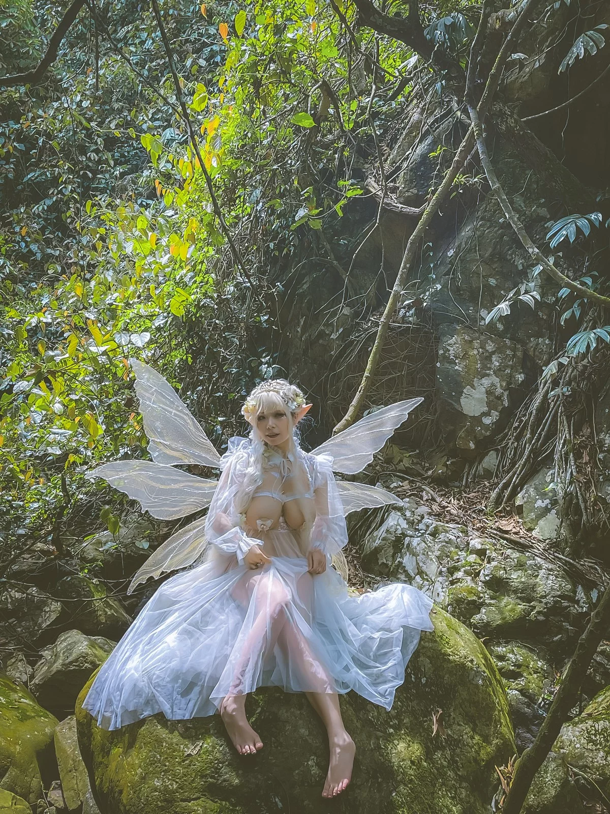 Xgyw.Org_网络美女无颜小天使wy林中精灵主题户外性感白色精灵服饰露傲人豪乳诱惑写真112P