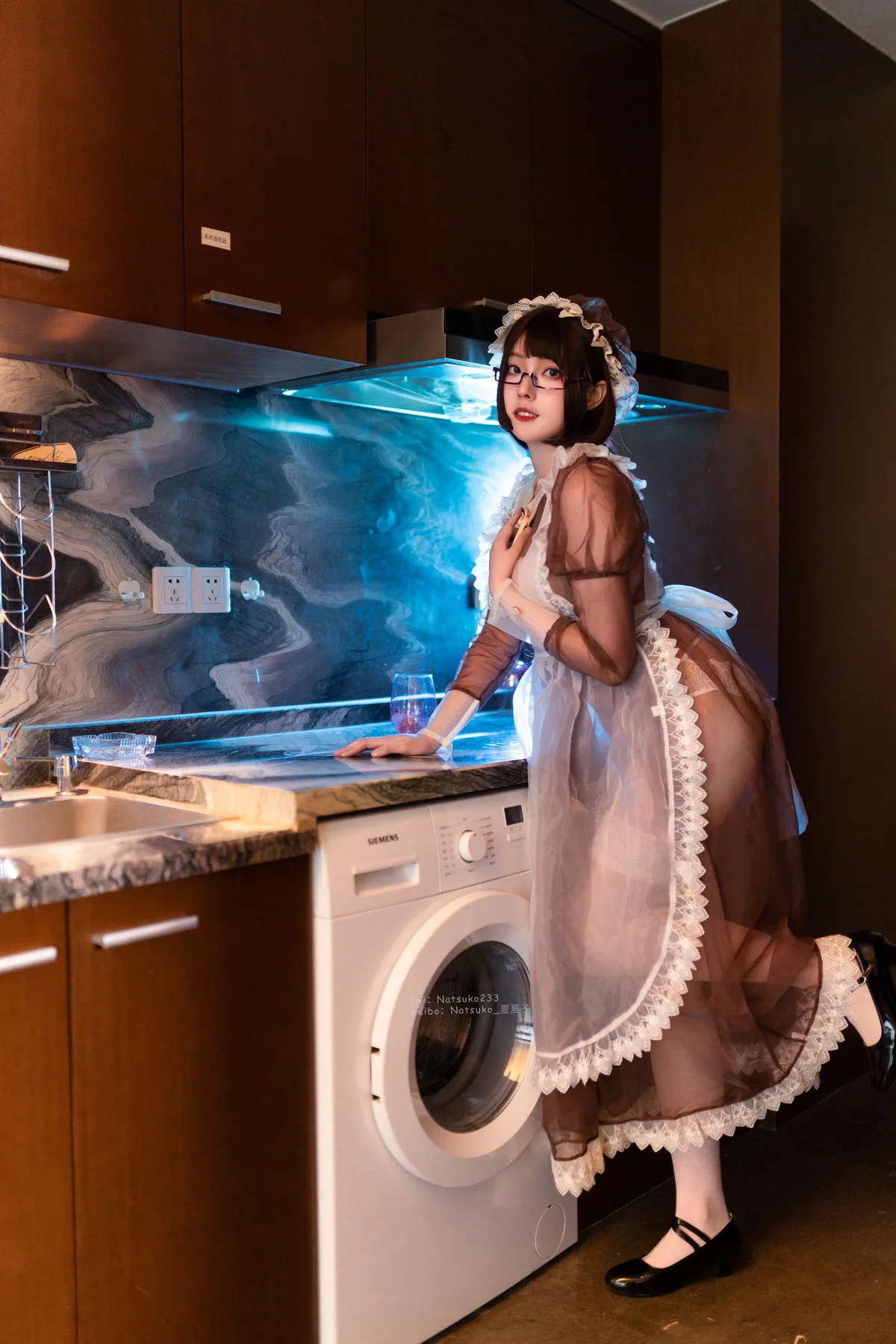 Xgyw.Org_网络美女Natsuko夏夏子透明女仆主题性感透明女仆装露白色蕾丝内衣完美诱惑写真76P