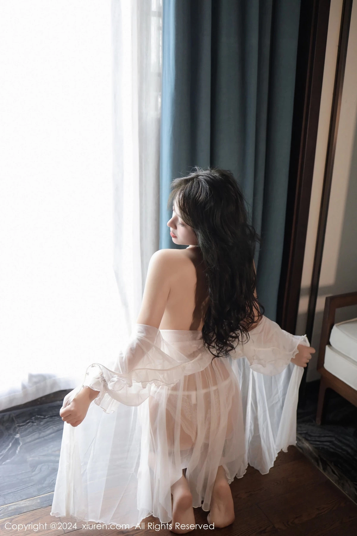 Xgyw.Org_XiuRen第8106期_模特沈思怡私房性感白色轻透情趣睡裙真空秀惹火身材诱惑写真69P