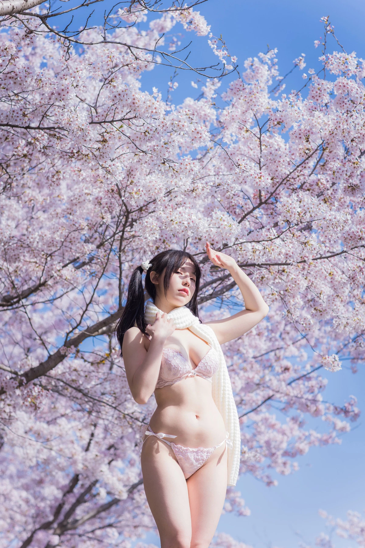 Xgyw.Org_Coser美女六味帝皇酱樱花JK主题户外脱性感JK制服露花色内衣秀丰满身材诱惑写真53P