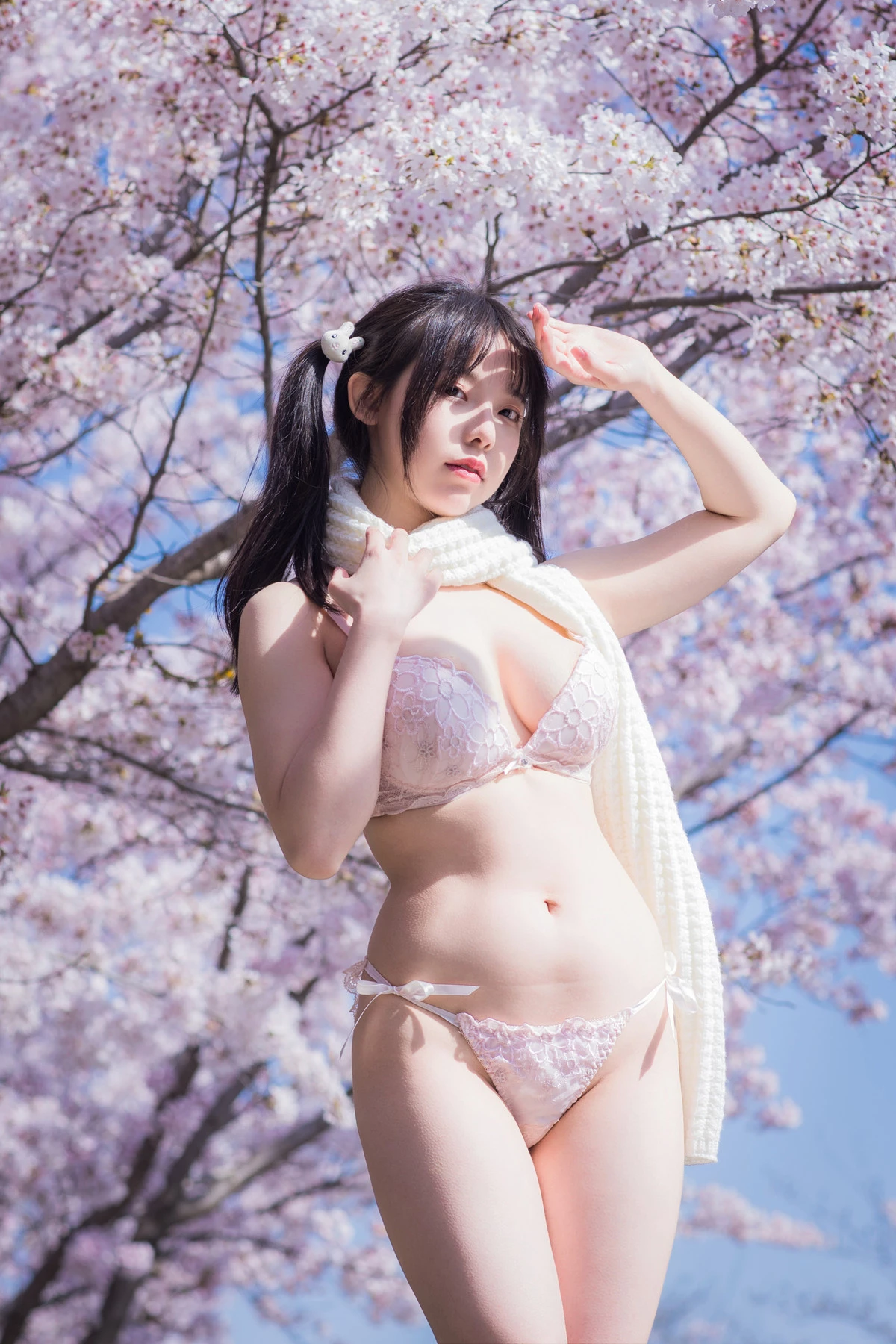 Xgyw.Org_Coser美女六味帝皇酱樱花JK主题户外脱性感JK制服露花色内衣秀丰满身材诱惑写真53P