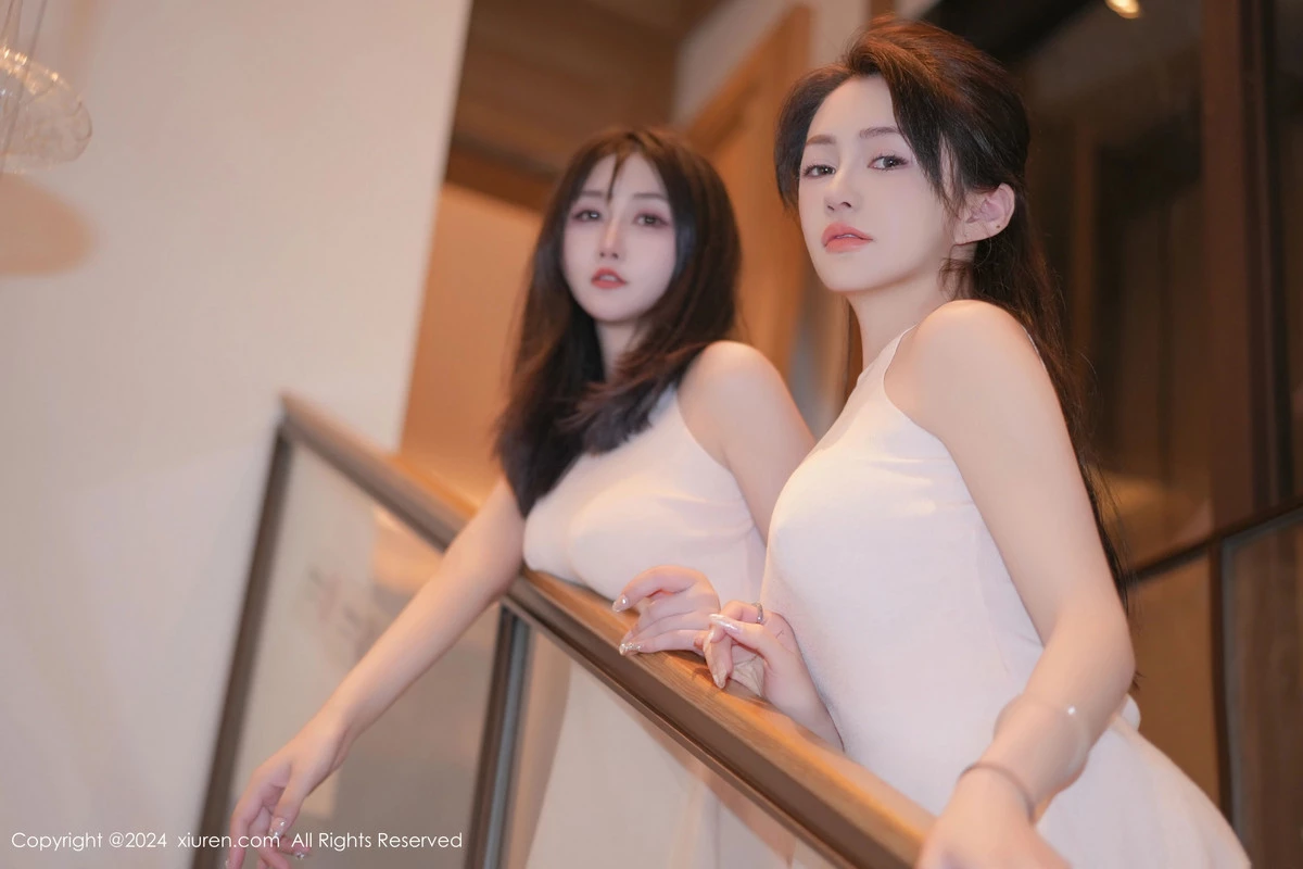 Xgyw.Org_XiuRen第8472期_模特合集女神林幼一私房性感姐妹花白色浴袍秀完美身材诱惑写真69P