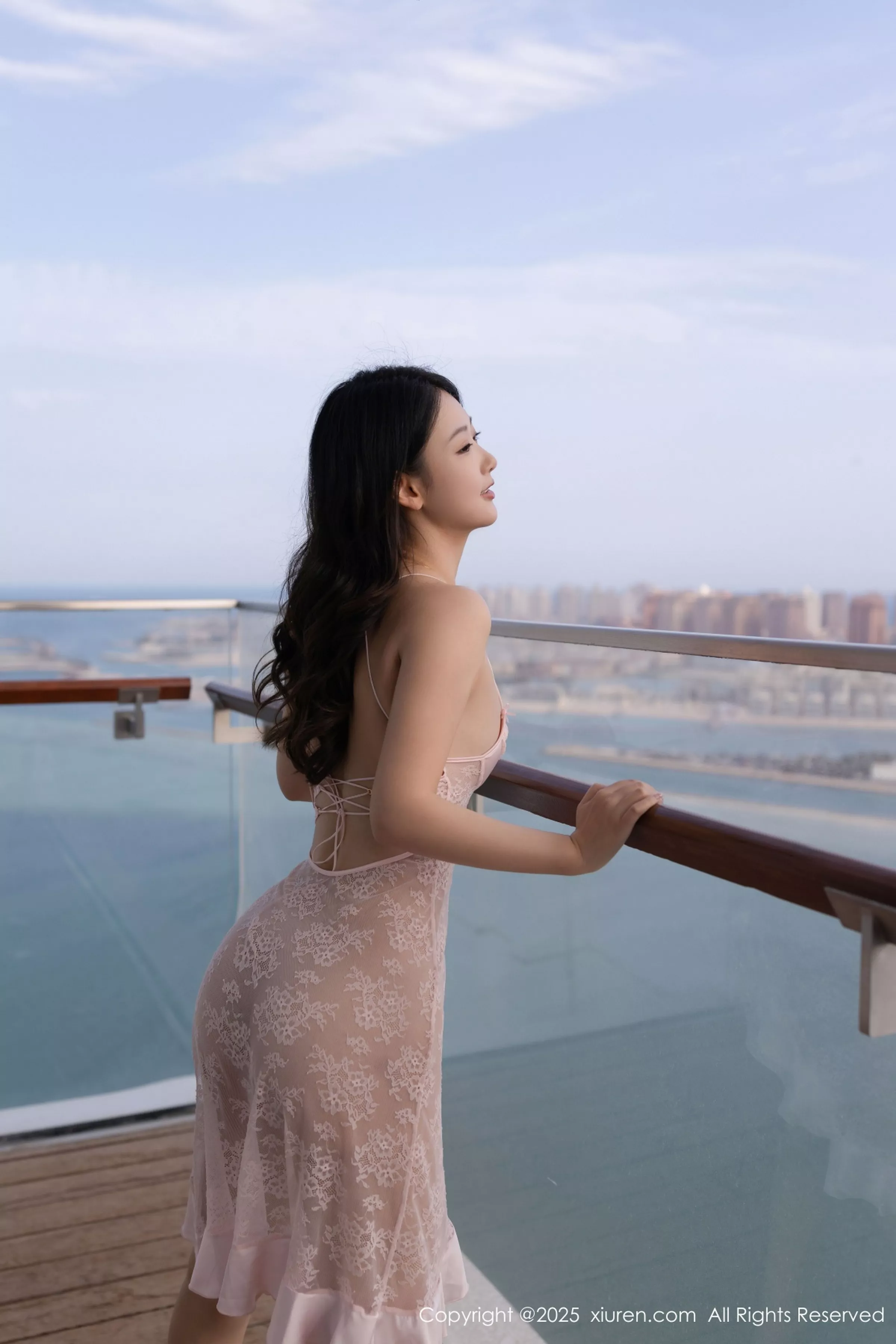 Xgyw.Org_XiuRen第10150期_模特唐安琪性感粉色连衣短裙露粉色内衣配肉丝袜秀美腿诱惑写真79P