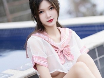 XiuRen第6517期_模特程程程粉色轻透薄纱短裙套装露性感内衣配超薄肉丝诱惑写真71P