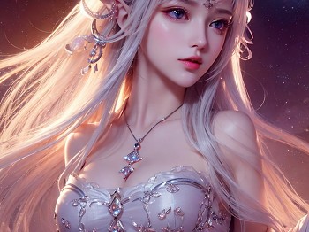 AI美图010期绮丽梦幻主题性感梦幻美女完美身材迷人写真及下载28P